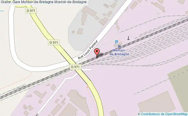 plan gare  Montoir-de-Bretagne