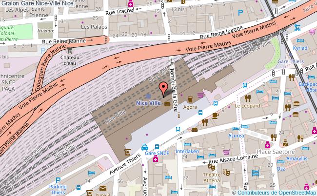 Informations Nice-Ville horaires trains Gare nice-ville
