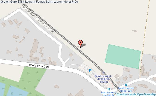 plan gare  Saint-Laurent-de-la-Prée