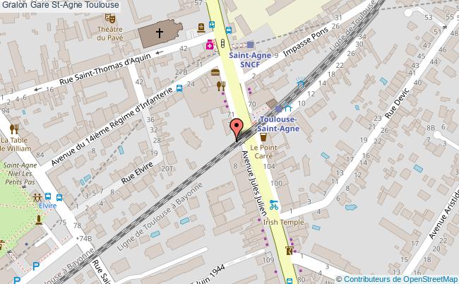 plan gare  Toulouse