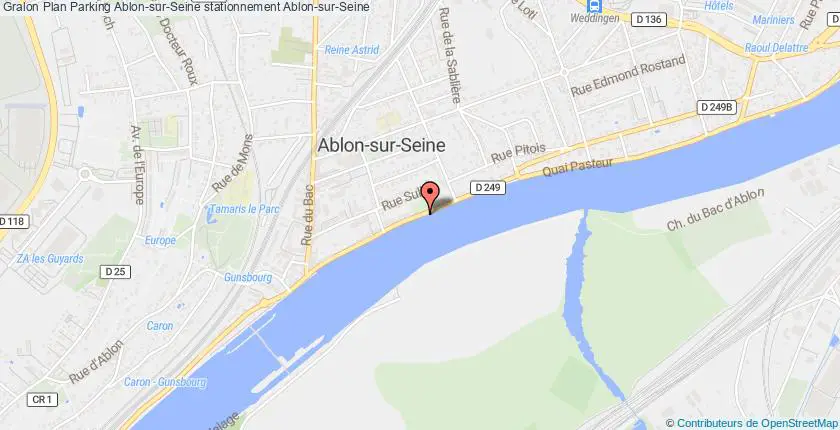 plan parkings Ablon-sur-Seine