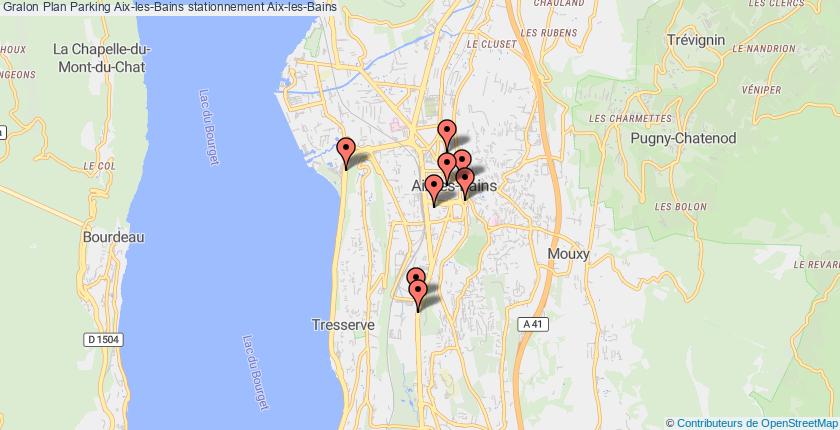 plan parkings Aix-les-Bains