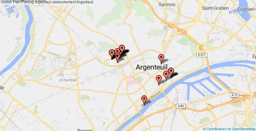 plan parkings Argenteuil