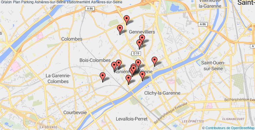 plan parkings Asnières-sur-Seine