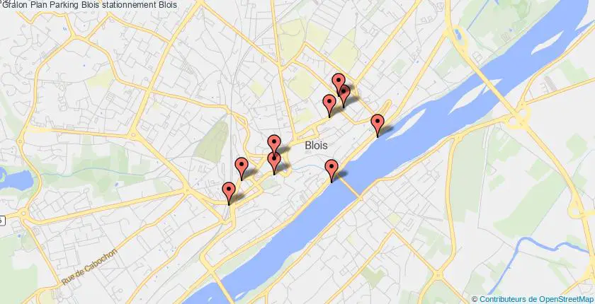 plan parkings Blois
