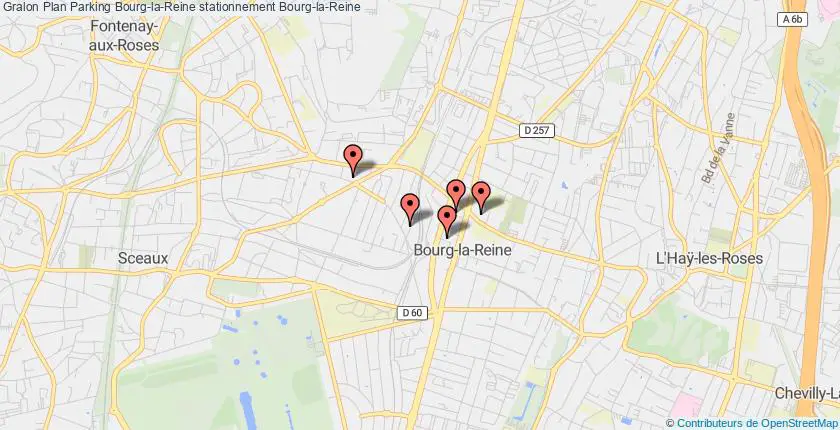 plan parkings Bourg-la-Reine