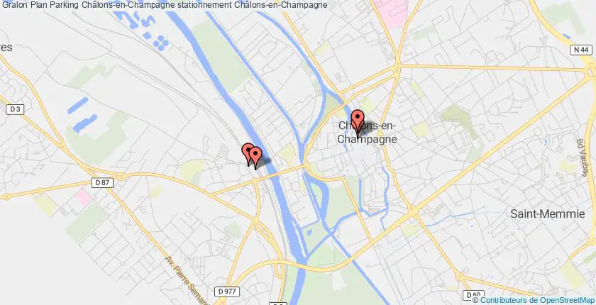 plan parkings Châlons-en-Champagne