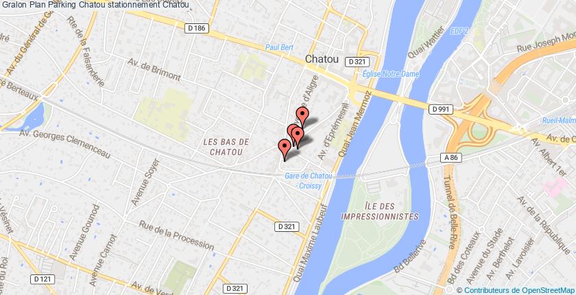 plan parkings Chatou