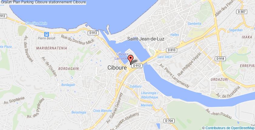 plan parkings Ciboure