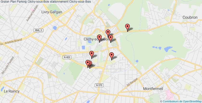 plan parkings Clichy-sous-Bois