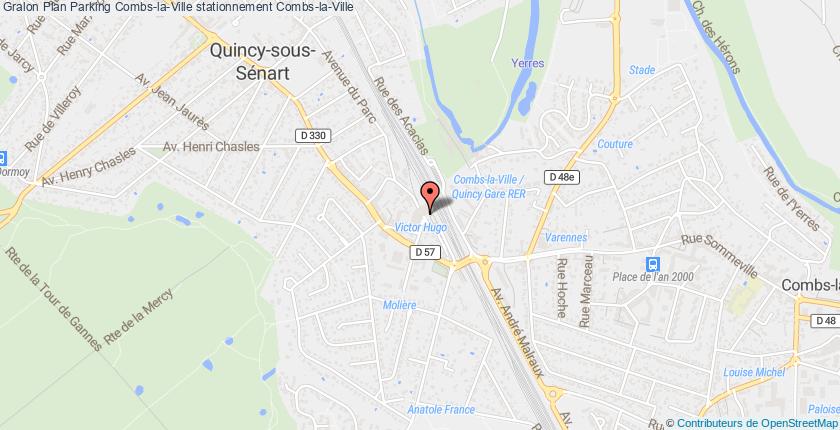 plan parkings Combs-la-Ville