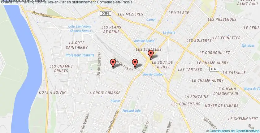 plan parkings Cormeilles-en-Parisis