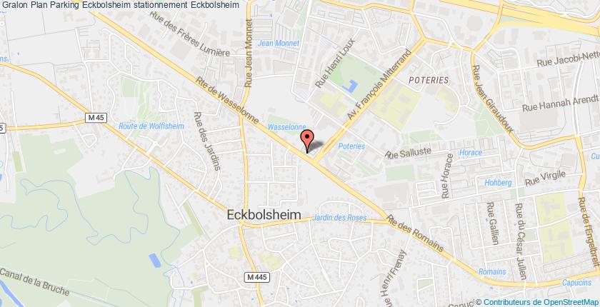 plan parkings Eckbolsheim