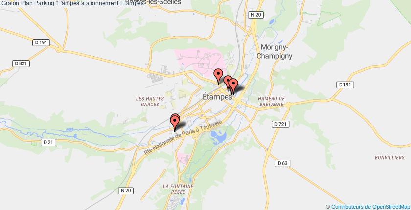 plan parkings Etampes