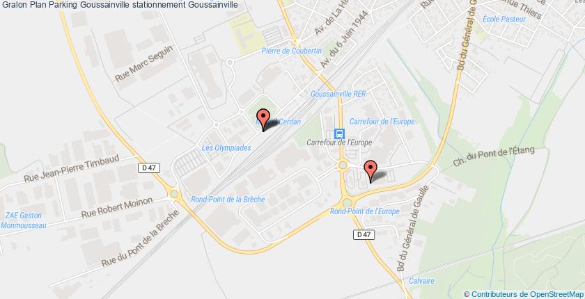 plan parkings Goussainville