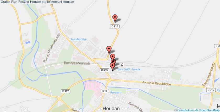 plan parkings Houdan