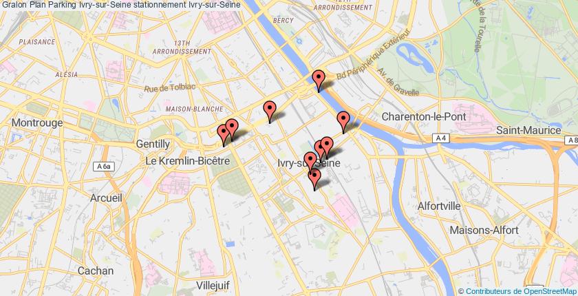 plan parkings Ivry-sur-Seine