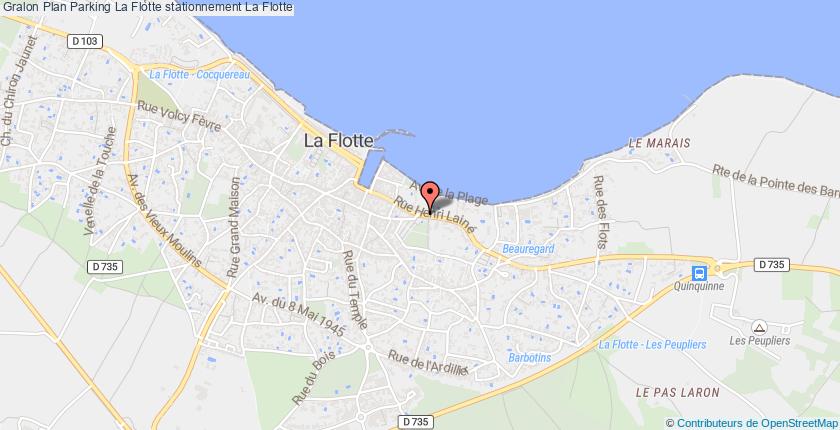 plan parkings La Flotte