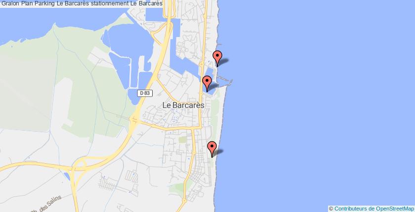 plan parkings Le Barcarès