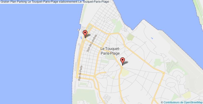 plan parkings Le Touquet-Paris-Plage