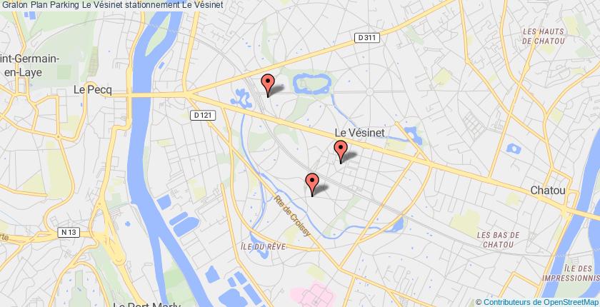 plan parkings Le Vésinet