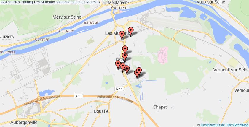 plan parkings Les Mureaux