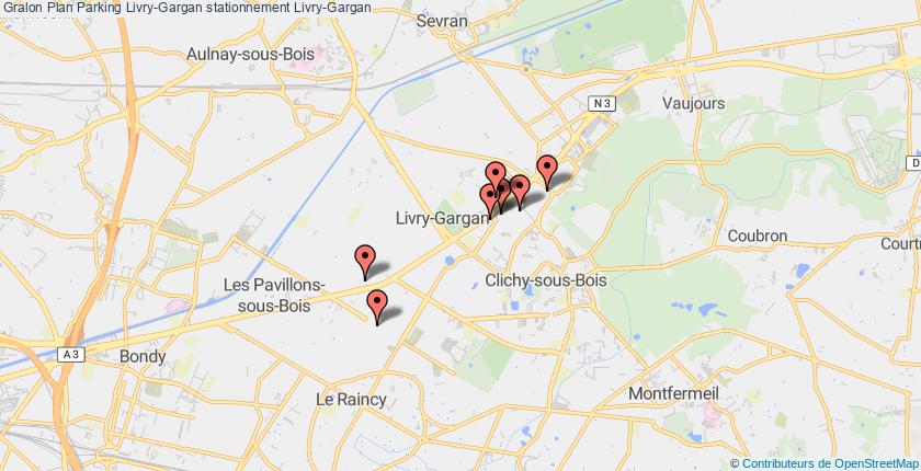 plan parkings Livry-Gargan