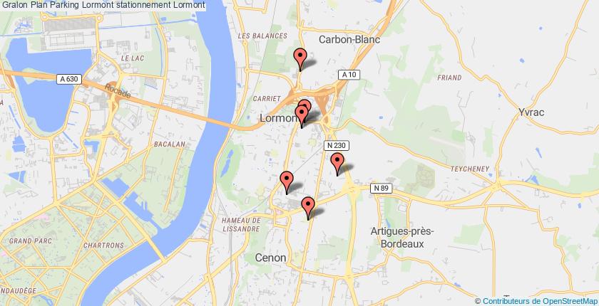 plan parkings Lormont