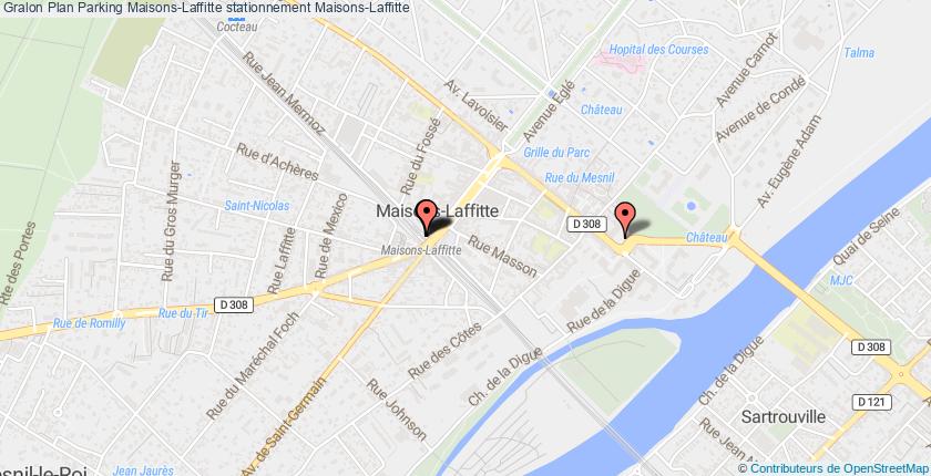 plan parkings Maisons-Laffitte