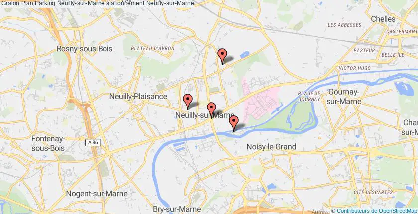 plan parkings Neuilly-sur-Marne