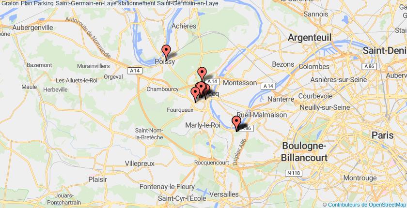 plan parkings Saint-Germain-en-Laye