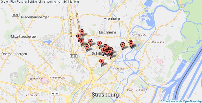 plan parkings Schiltigheim