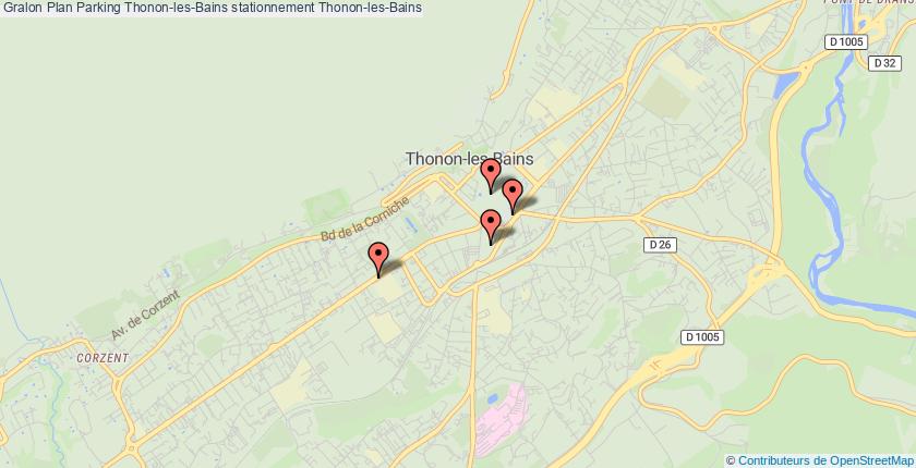 plan parkings Thonon-les-Bains