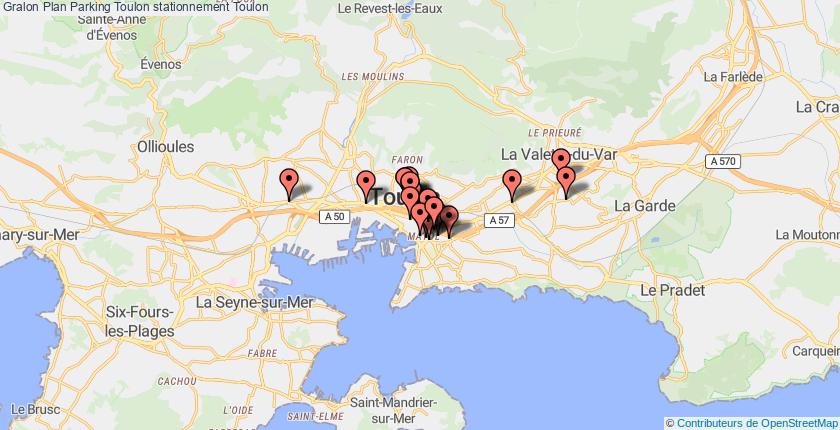 plan parkings Toulon
