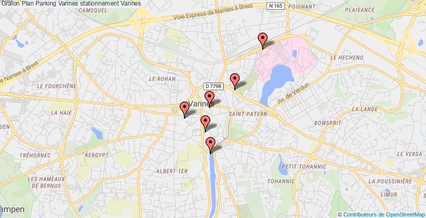 plan parkings Vannes