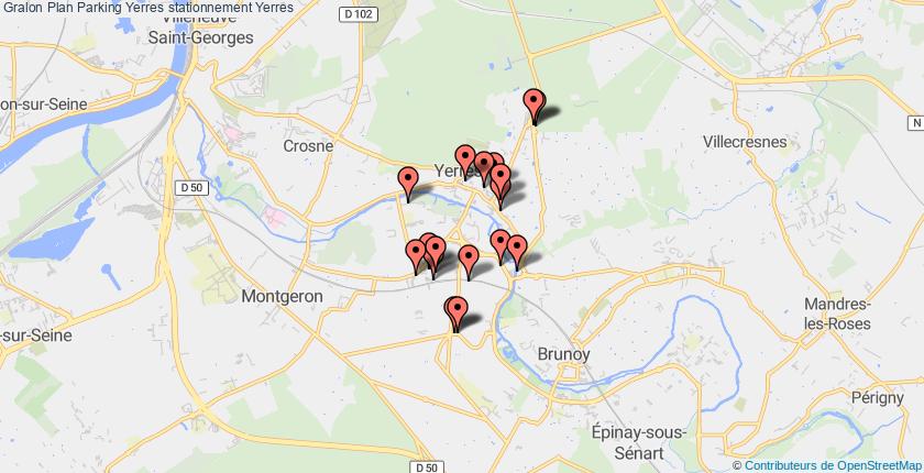 plan parkings Yerres