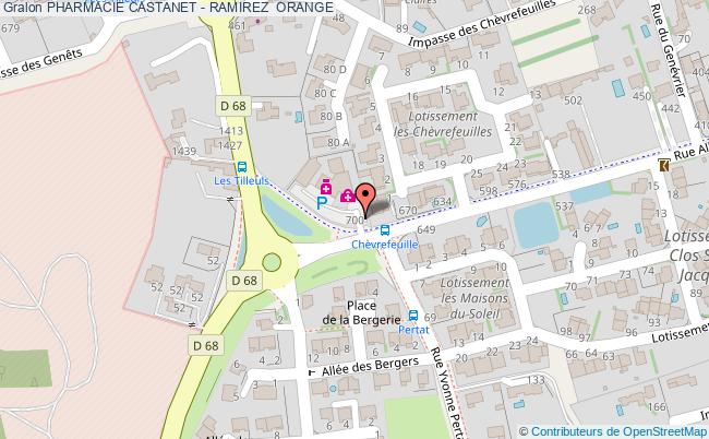 plan Pharmacie Castanet - Ramirez 