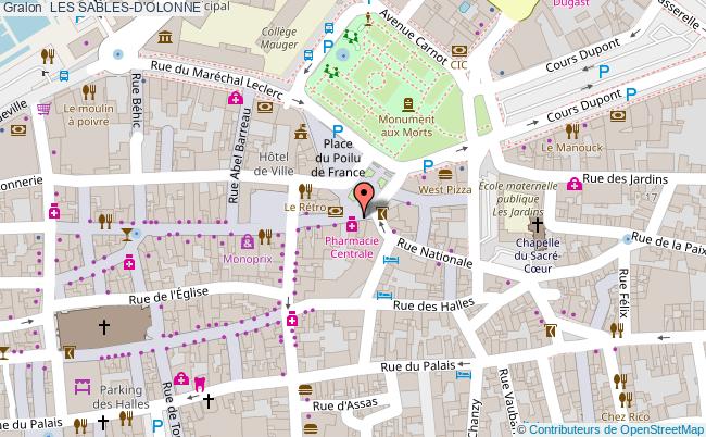 plan Pharmacie Centrale
