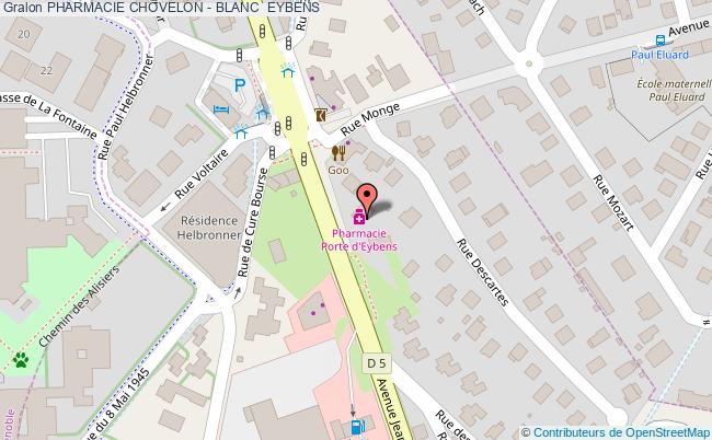plan Pharmacie Chovelon - Blanc 