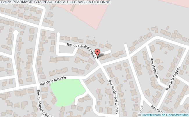 plan Pharmacie Craipeau - Greau 