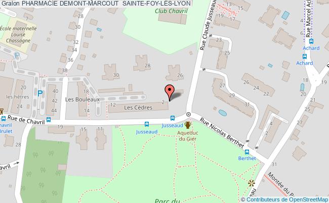 plan Pharmacie Demont-marcout 