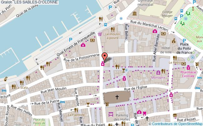 plan Pharmacie Du Port