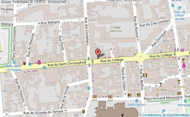 plan Pharmacie Ferte 