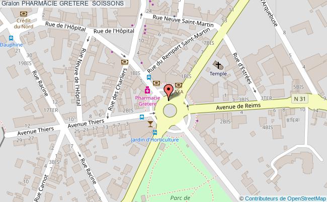 plan Pharmacie Gretere 