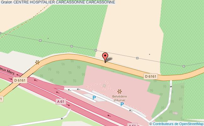 plan Centre Hospitalier Carcassonne CARCASSONNE