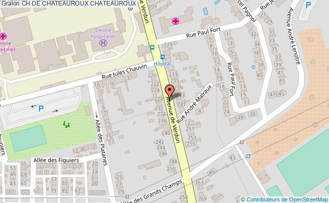 CH DE CHATEAUROUX Châteauroux CH CHATEAUROUX CHATEAUROUX