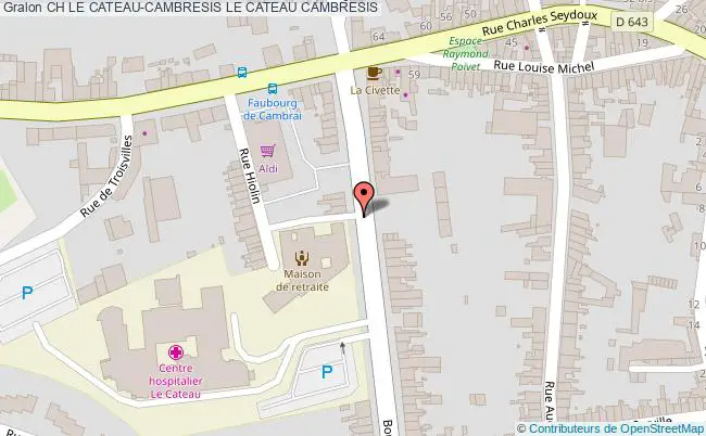 plan Ch Le Cateau-cambresis LE CATEAU CAMBRESIS