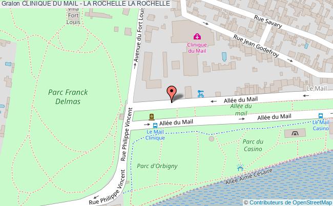 plan Clinique Du Mail - La Rochelle LA ROCHELLE