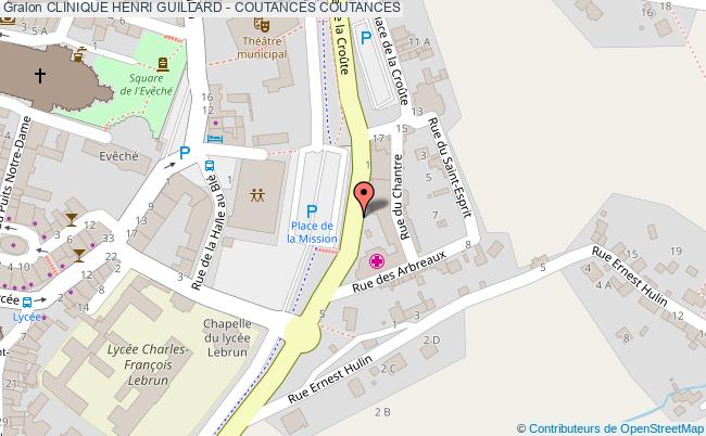 plan Clinique Henri Guillard - Coutances COUTANCES