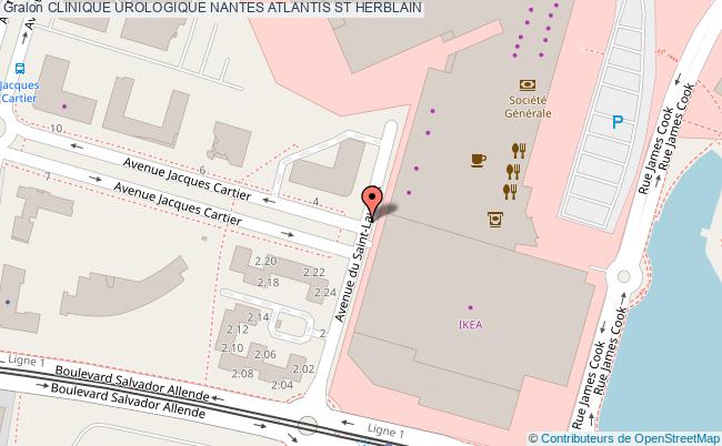 plan Clinique Urologique Nantes Atlantis ST HERBLAIN